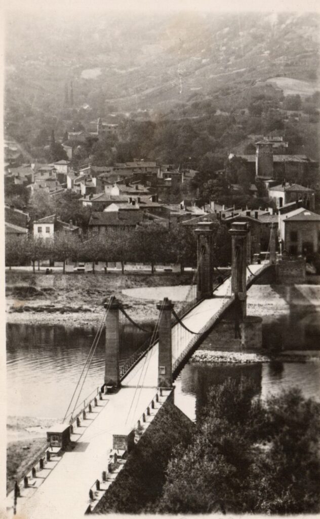 Pont Couzon ancien vu dessus